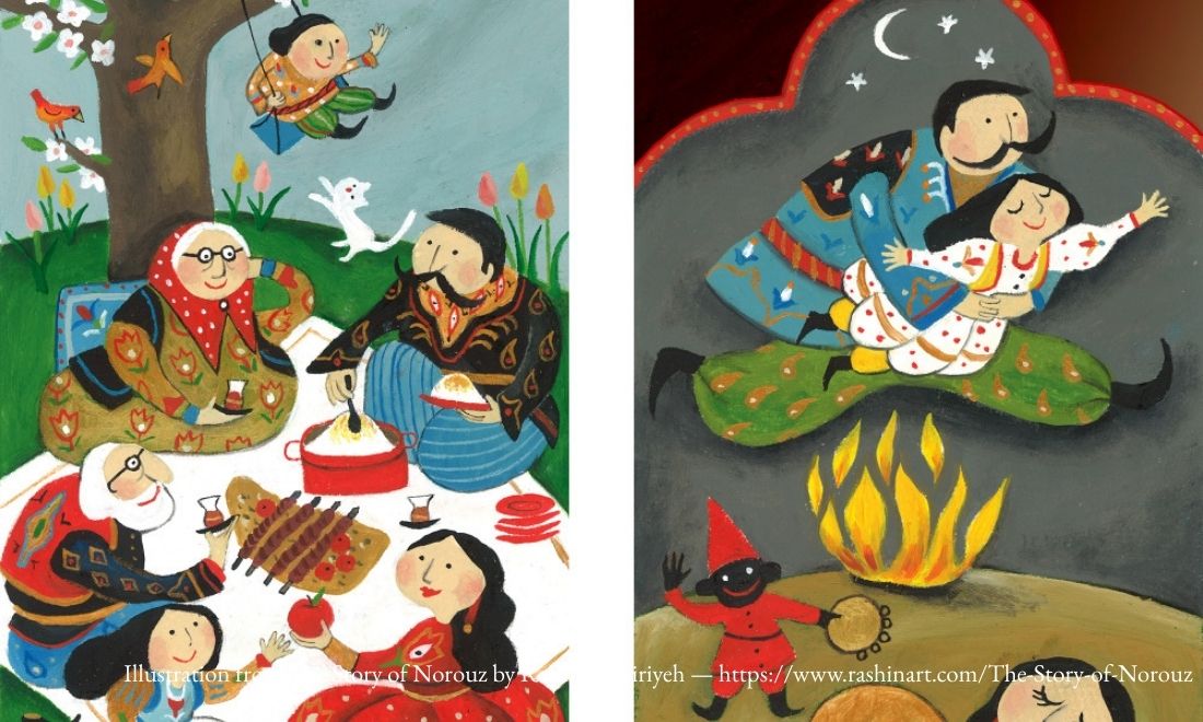 Illustration from The Story of Norouz